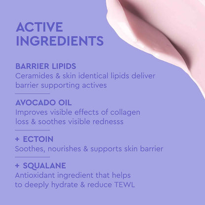 BYOMA Barrier Repair Treatment - Intensely Hydrating Moisturizer for Dry, Sensitive Skin with Avocado Oil, Squalane & Ectoin - Reduces the Appearance of Fine Lines & Wrinkles - 50mL