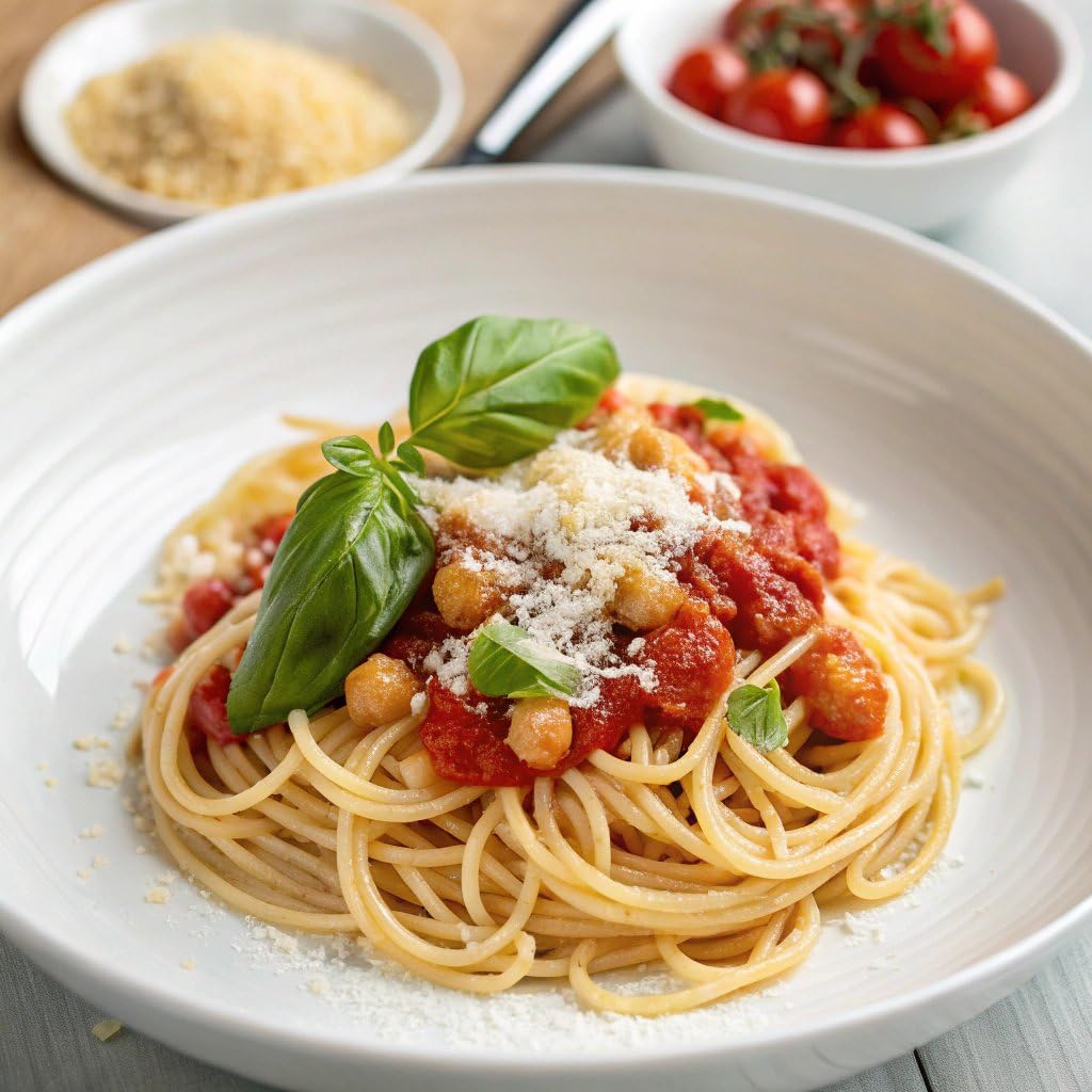 Banza_Spaghetti_Pasta_from_Chickpeas_-_Gluten_Free,_High_Protein,_and_Lower_Carb_Protein_Spaghetti_Chickpea_Pasta_-_8oz