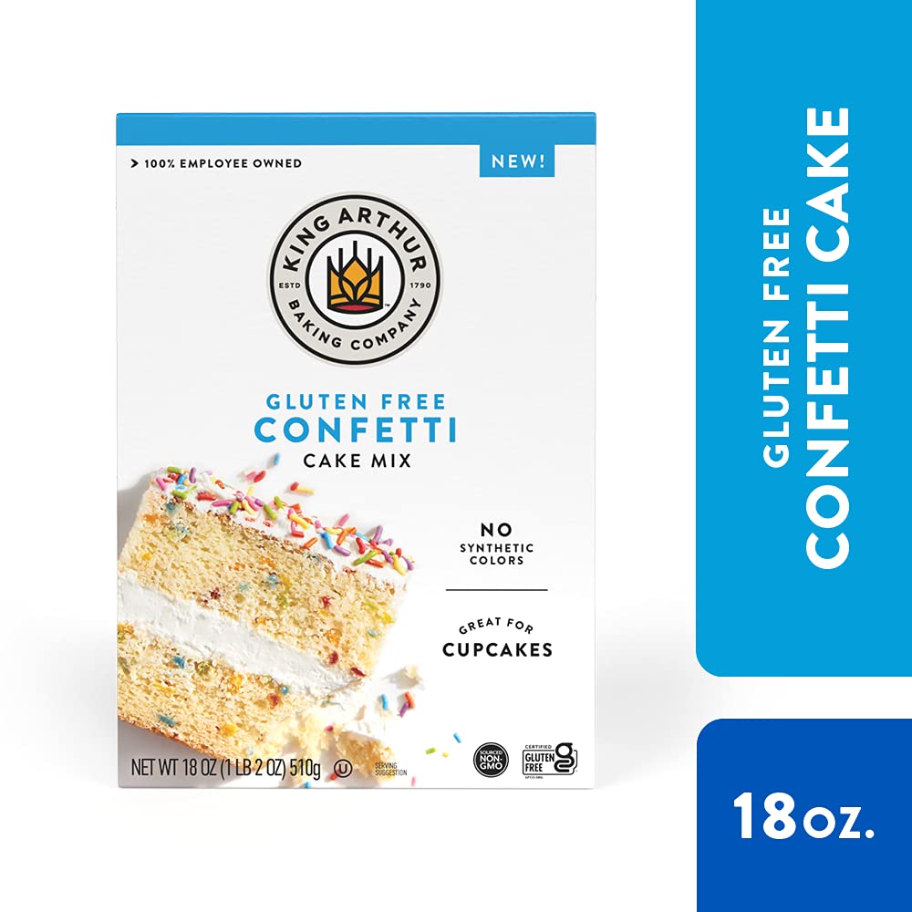 King_Arthur_Gluten-Free_Cake_Mix,_Confetti,_18_oz