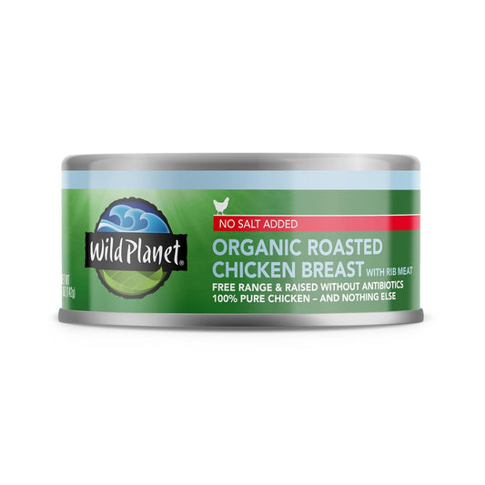 Wild_Planet_Organic_Roasted_Chicken_Breast,_Skinless_and_Boneless,_No_Salt_Added,_100%_chicken_breast,_5_Ounce