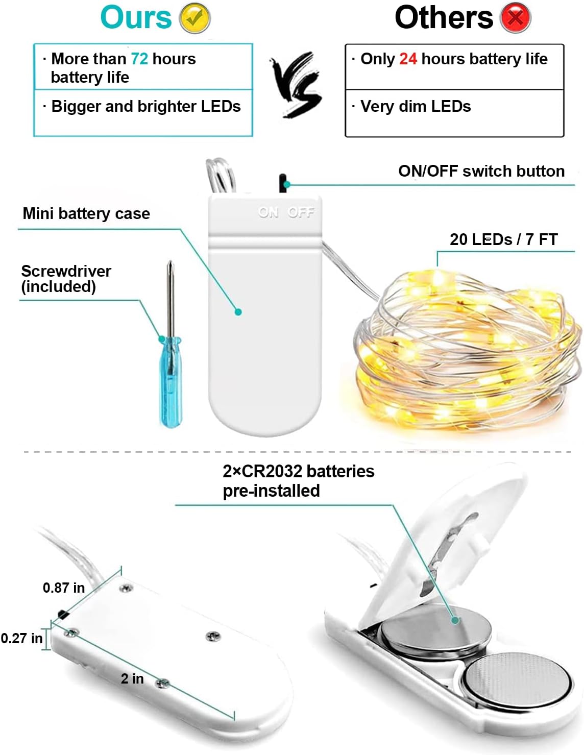 6_Pack_Fairy_Lights_Battery_Operated_7ft_20_LED_Mini_String_Lights_Twinkle_Lights_Silver_Wire_Firefly_Starry_Moon_Lights_for_Mason_Jars_Wedding_Party_Christmas_Centerpiece_Table_Decorations,Warm_White