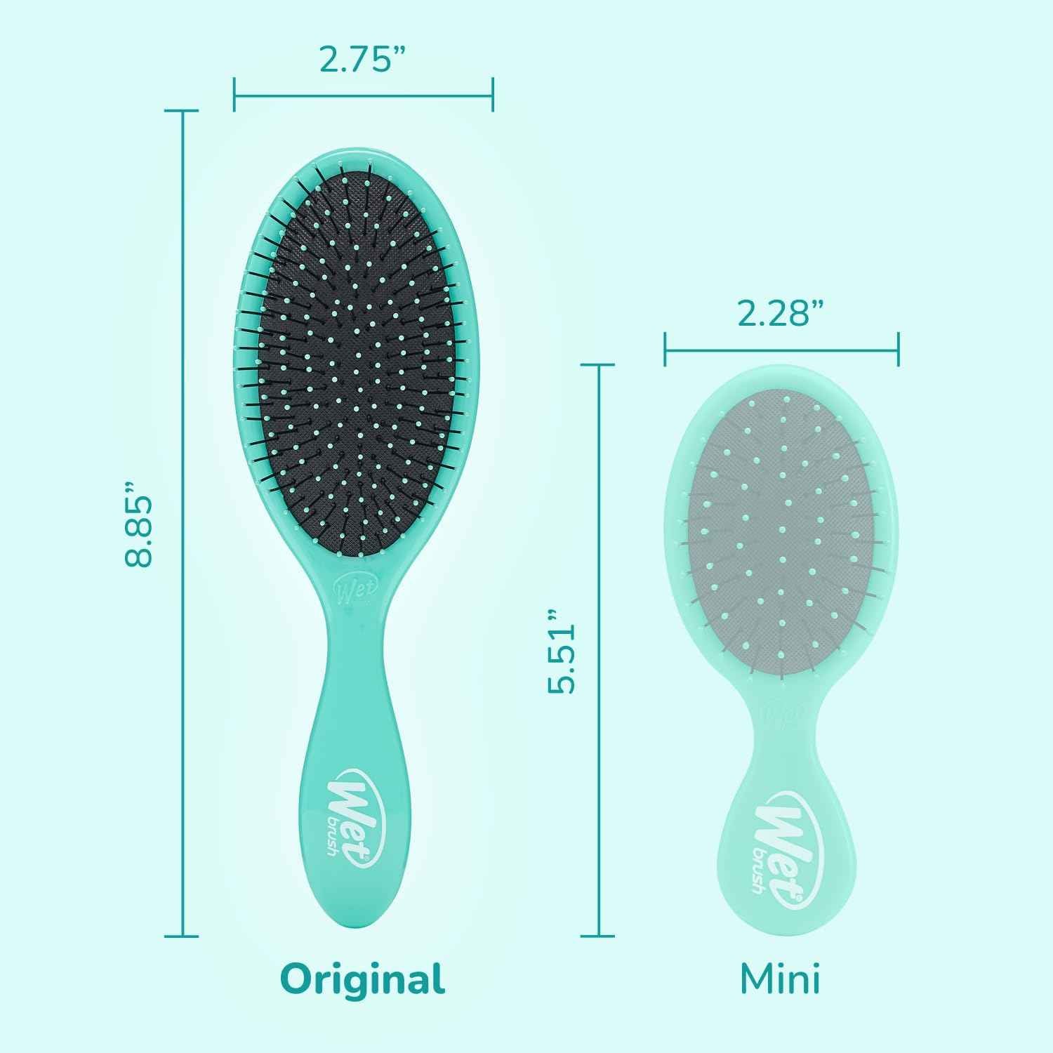 Wet Brush Original Detangler Hair Brush, Ultra-Soft IntelliFlex Bristles-Detangling Hairbrush Glides Through Tangles For All Hair Types (Wet Dry & Damaged Hair) - Women & Men