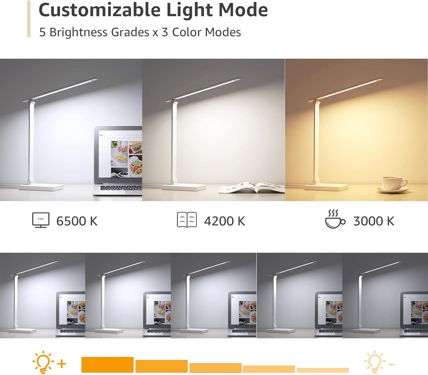 Lepro_LED_Desk_Lamp_with_USB_Charging_Port,_700LM_Dimmable_Home_Office_Touch_Control_Reading_Table_Lamp,5_Color_Modes_with_5_Brightness_Level,_Dorm_Room_Essentials,_Task_Lamp,_Sewing,_Crafting,_White