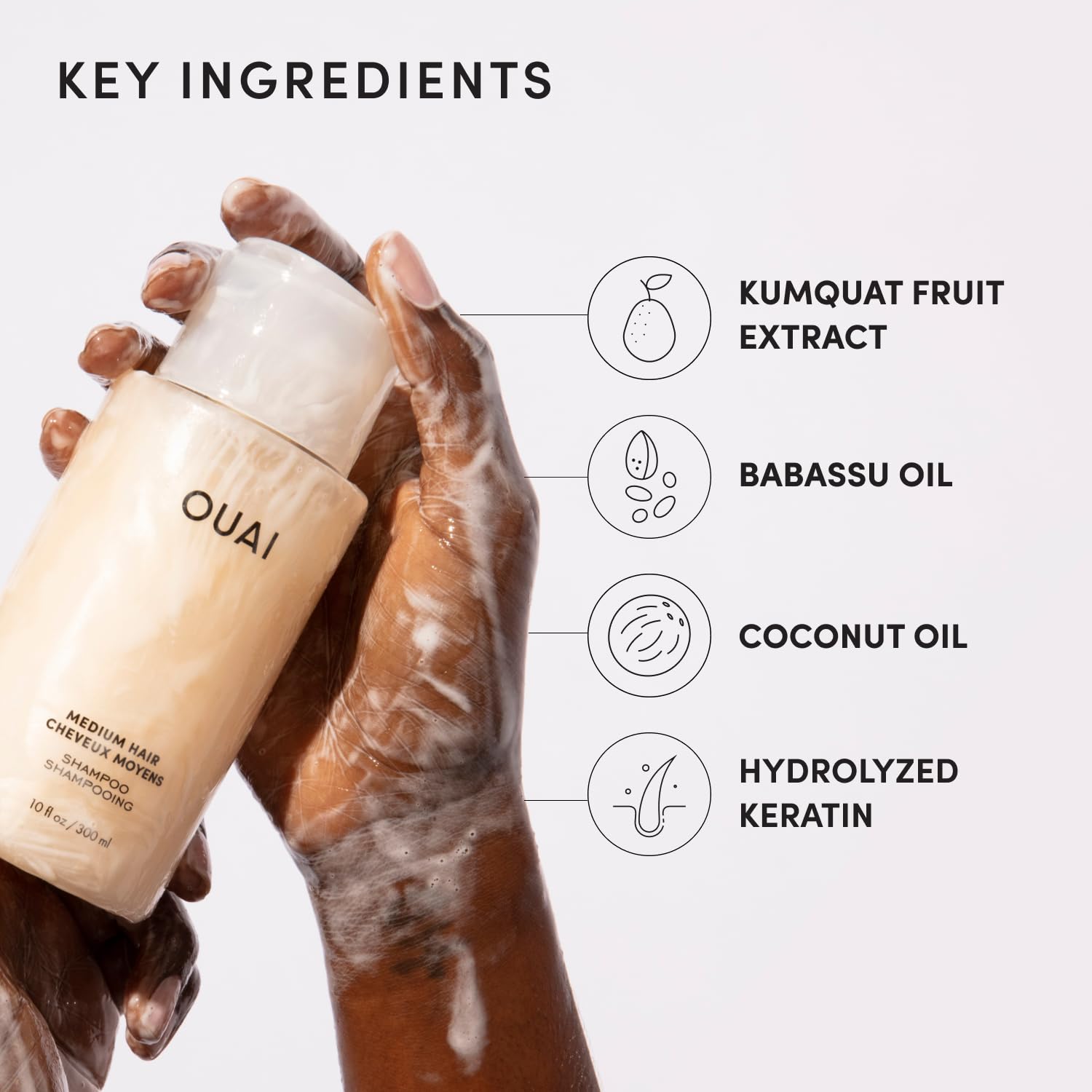 OUAI_Medium_Hair_Shampoo_-_Hydrating_Shampoo_for_Color_Treated_Hair_&_Dry_Scalp_-_Nourishes,_Strengthens,_Reduces_Breakage_&_Adds_Shine_-_Coconut_Oil,_Babassu,_Keratin_-_Sulfate_Free,_10_Oz