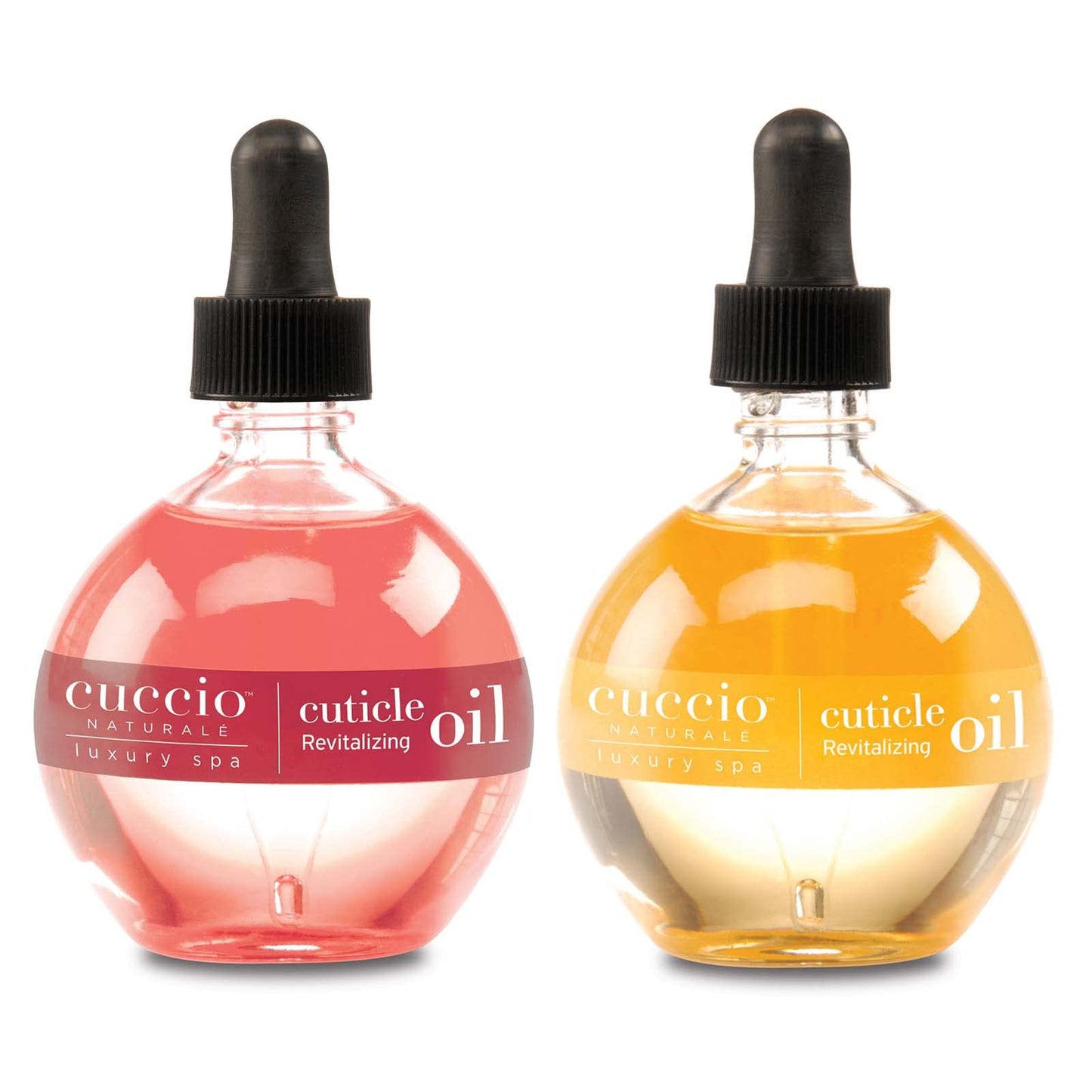 Cuccio Naturale Revitalizing Cuticle Oil Set - Milk &amp;amp; Honey, Pomegranate &amp;amp; Fig, 5 fl oz - for Dry Hands, Lightweight, Antioxidant