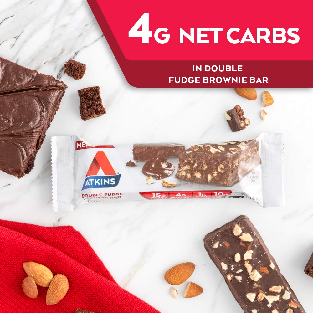 Atkins_Double_Fudge_Brownie_Protein_Meal_Bar,_High_Fiber,_15g_Protein,_1g_Sugar,_4g_Net_Carb,_Meal_Replacement,_Keto_Friendly