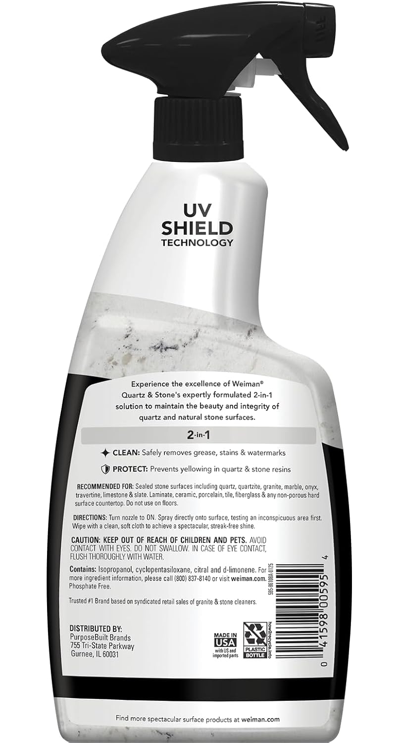 Weiman_Quartz_Countertop_Cleaner_and_Polish_-_Clean_and_Shine_Your_Granite,_Marble_Countertops,_Kitchen_Island,_and_Stone_Surfaces_with_UV_Anti-Fade_Protection,_Citrus,_24_Ounce_with_Microfiber_Cloth