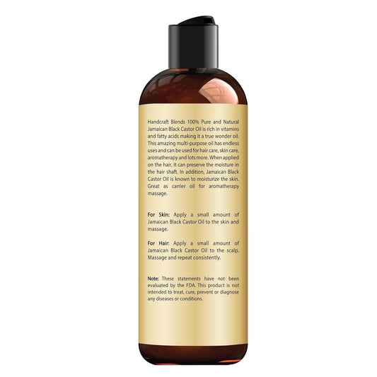 Handcraft_Blends_Jamaican_Black_Castor_Oil_-_8_Fl_Oz_-_100%_Pure_and_Natural_-_Carrier_Oil_-_Hair_and_Body_Oil