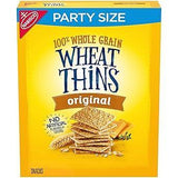 Wheat Thins Original Snacks, Whole Grain Crackers, Snack Party Size, 20 oz Box