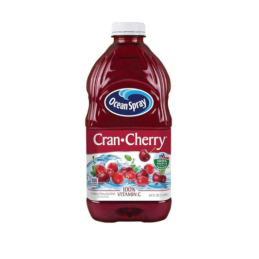 Ocean Spray¨ Cran-Cherry¨ Cranberry Cherry Juice Drink, 64 Fl Oz Bottle with 100% Daily Vitamin C for Health-Conscious Lifestyles