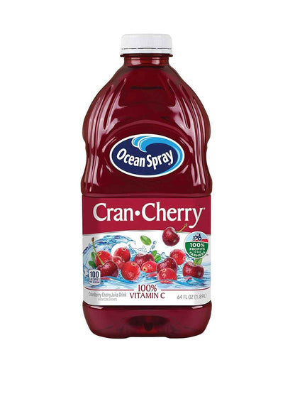 Ocean Spray¨ Cran-Cherry¨ Cranberry Cherry Juice Drink, 64 Fl Oz Bottle, No High Fructose Corn Syrup Family Choice for the Refrigerator Door