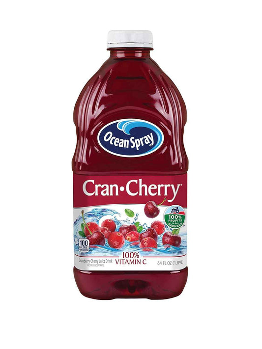 Ocean Spray¨ Cran-Cherry¨ Cranberry Cherry Juice Drink, 64 Fl Oz Bottle, No High Fructose Corn Syrup Family Choice for the Refrigerator Door