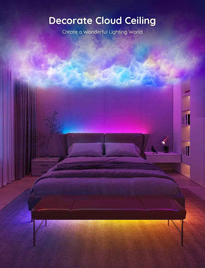 Govee RGBIC LED Strip Lights – Bedroom Ambient Accent Lighting with Music Sync, App-Controlled Home Decor, 32.8ft