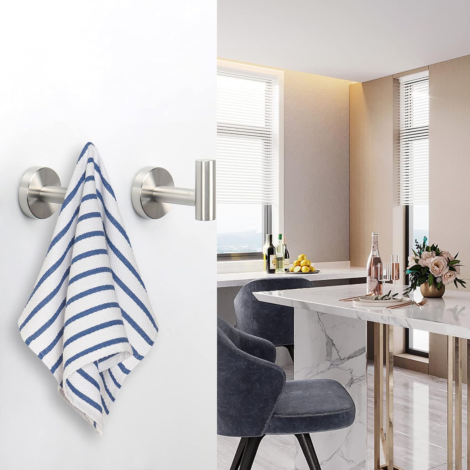 NearMoon_Bath_Towel_Hooks-_SUS_304_Stainless_Steel_Robe_Hook_Holder,_Heavy_Duty_Coat_Hook_for_Bathroom_Livingroom_Hotel_Kitchen_Garage,_Wall_Mounted-_4_Pack_(Brushed_Nickel)