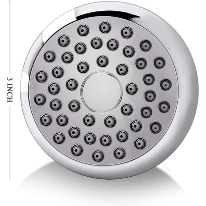 Aisoso_High_Pressure_Shower_Head_3_Inches_Anti-clog_Anti-leak_Fixed_Showerhead_Chrome_with_Adjustable_Swivel_Brass_Ball_Joint_for_Relaxing_and_Comfortable_Shower_Experience