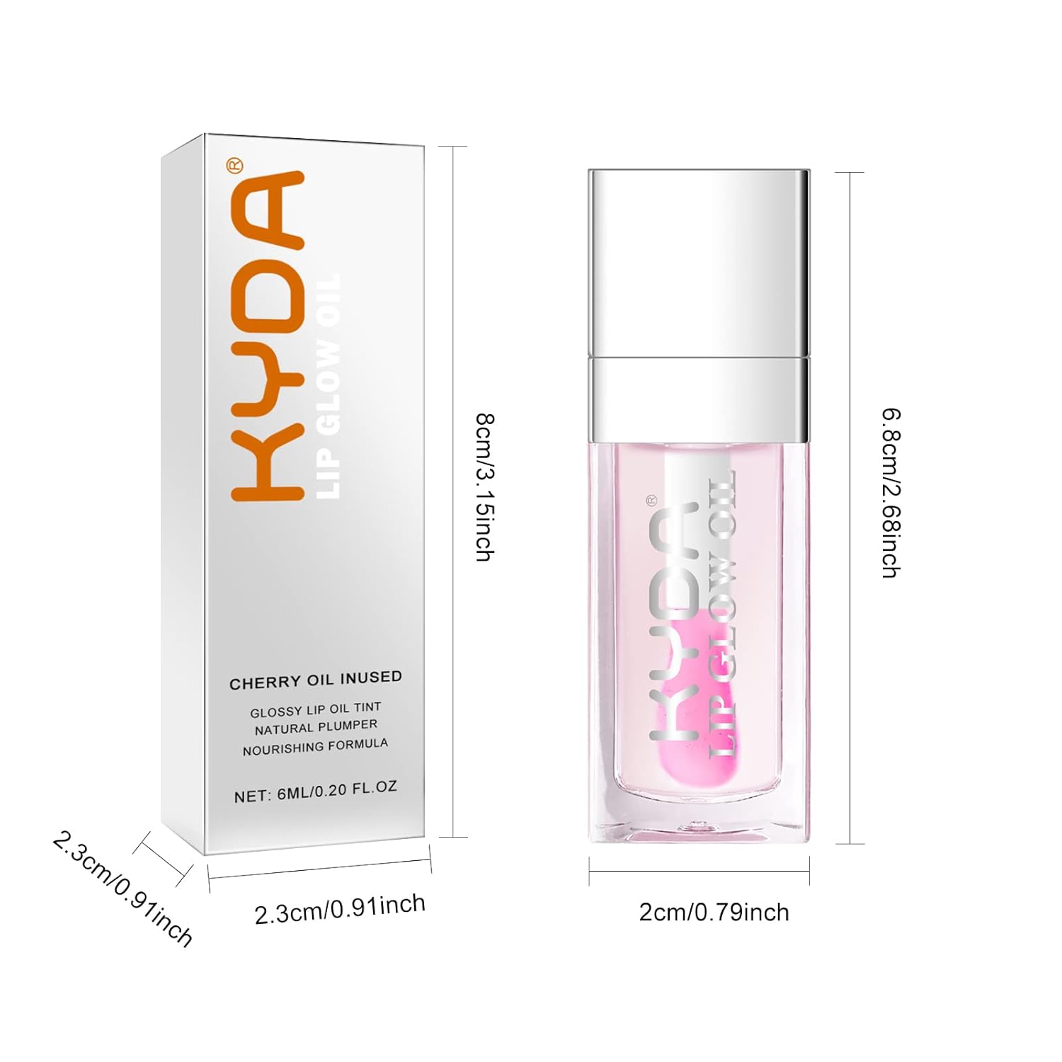 KYDA_Hydrating_Lip_Glow_Oil,_Clear_to_Pink,_Color_Change_Effect,_Moisturizing_Transparent_Plumping_Lip_Oil_Tinted_for_Lip_Care_and_Dry_Lips,_by_Ownest_Beauty_Skincare_Moisturizer_Moisture_Comfort