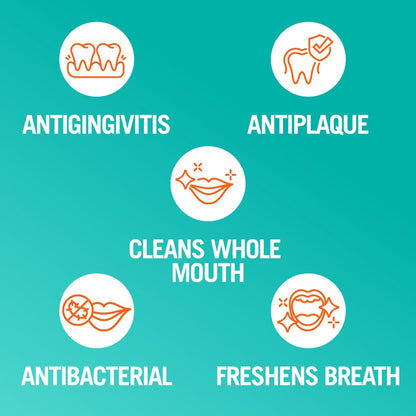 TheraBreath_Plaque_Control_Mouthwash,_Cool_Mint,_Pre-Brush_Rinse,_16_Fl_Oz_Oral_Antibacterial_Gentle_Pack_Sensitive_Vegan