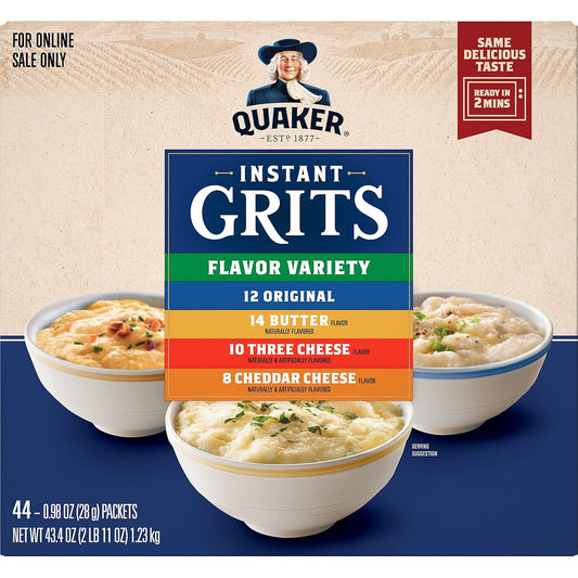 Quaker_Instant_Grits_44_Count_0.98oz_Packets_-_4_Flavor_Variety_Pack_-_Muesli_Breakfast_Product