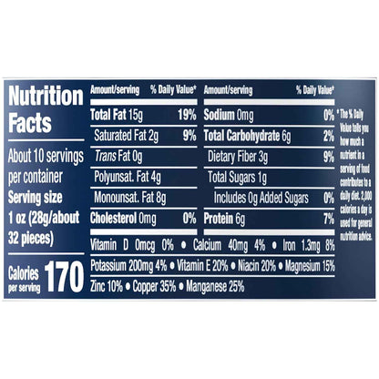 PLANTERS Mixed Nuts Unsalted – Lunchbox-Friendly Plant Protein Snack for School and Playdates, 10.3 oz Resealable Canister