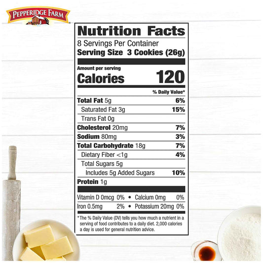 Pepperidge Farm Chessmen Butter Cookies – Lunchbox Snack for Kids, Individually Portioned Shortbread