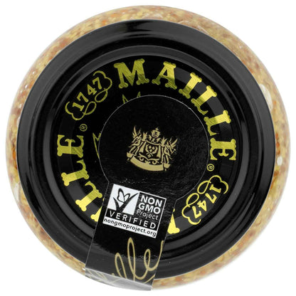 Maille Mustard Old Style – Versatile Backyard BBQ Glaze, 7.3 oz Glass Jar for Grilled Meats and Pretzels