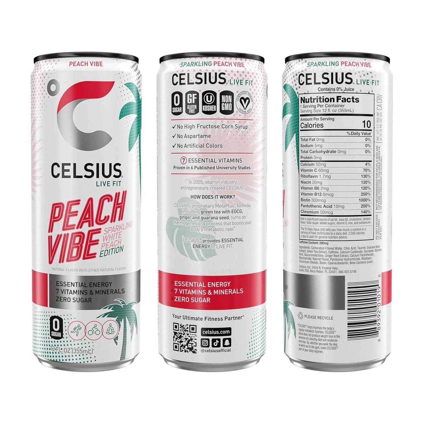 CELSIUS Assorted Flavors Energy Drink Variety Pack – Thoughtful Birthday Gift for Fitness-Loving Friends