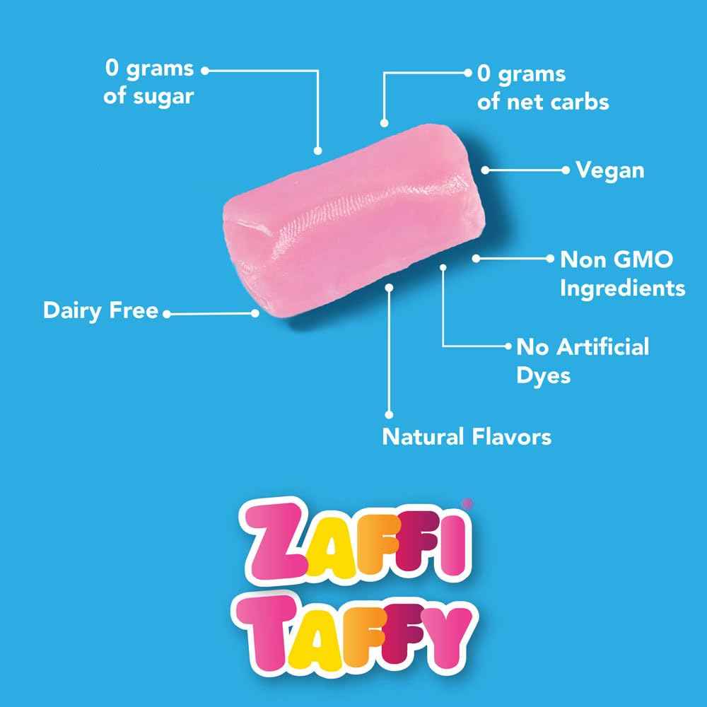 Zollipops KETO Taffy 3oz Variety Bundle – Stocking Stuffer and Housewarming Present for Low-Carb Lifestyle Followers