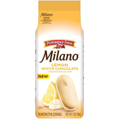 Pepperidge Farm Milano White Chocolate Lemon Cookies – Mindful Afternoon Tea Companion for Self-Care Rituals