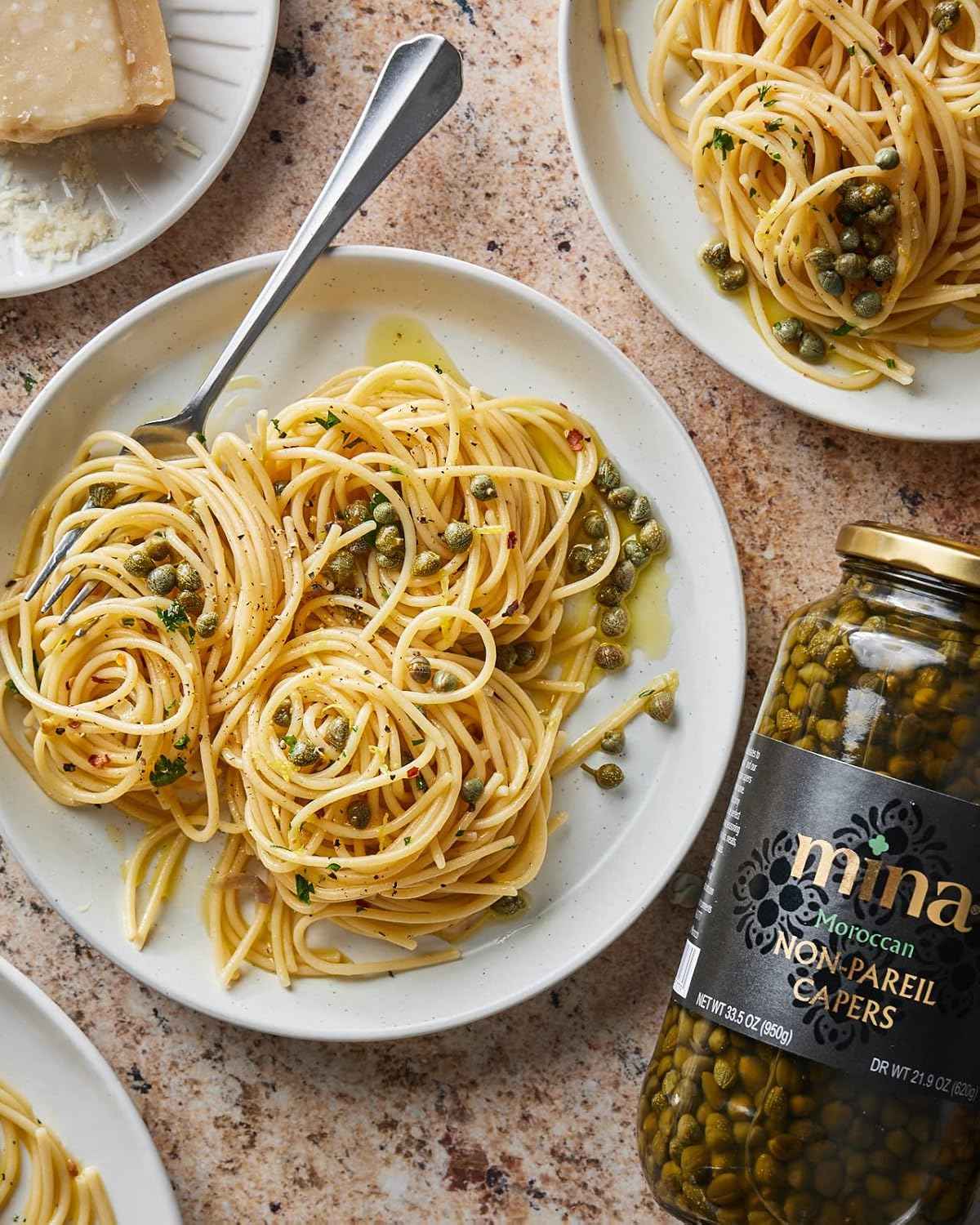Mina Non-Pareil Capers 7 oz – Gourmet Pantry Gift for Home Chefs and Foodie Friends