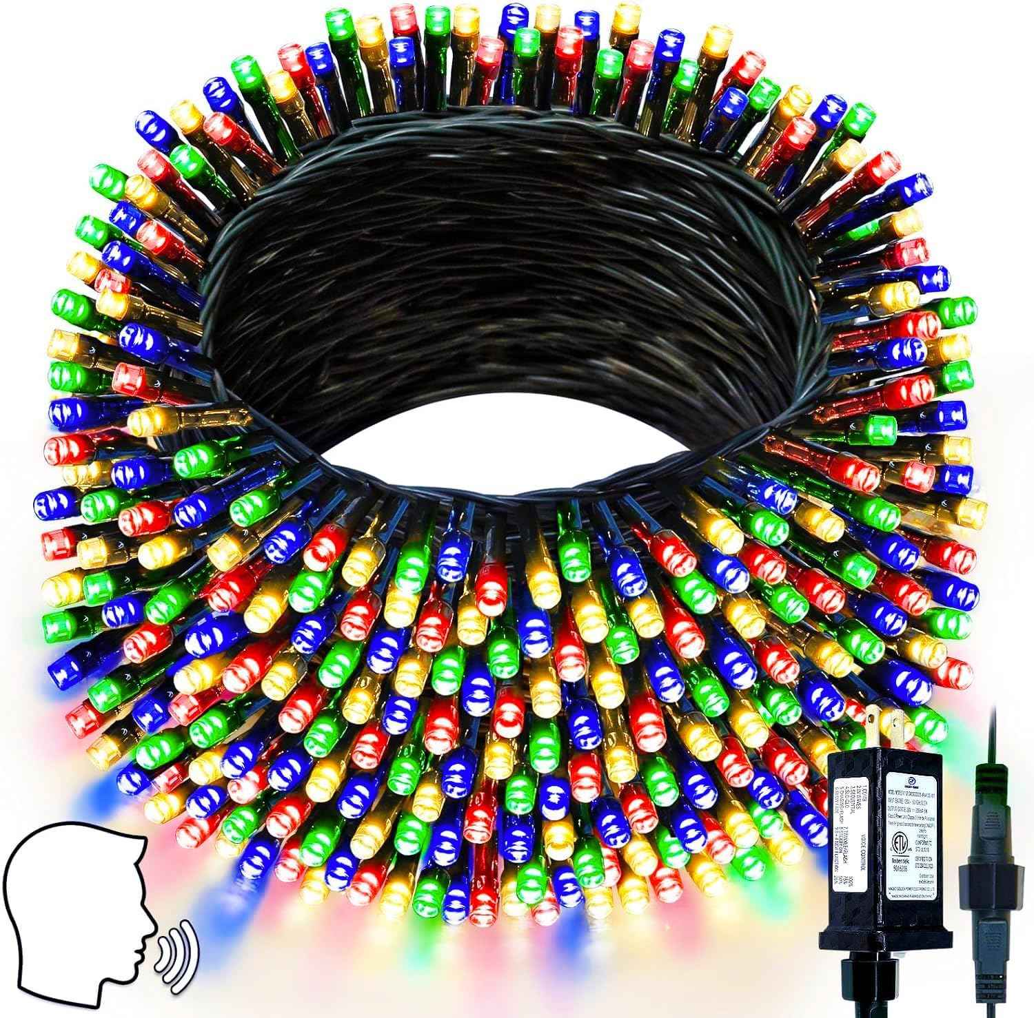 Cici Voice Controlled Kids Room Lights – Safe No Flame Multicolor String Lights for Nursery & Playroom