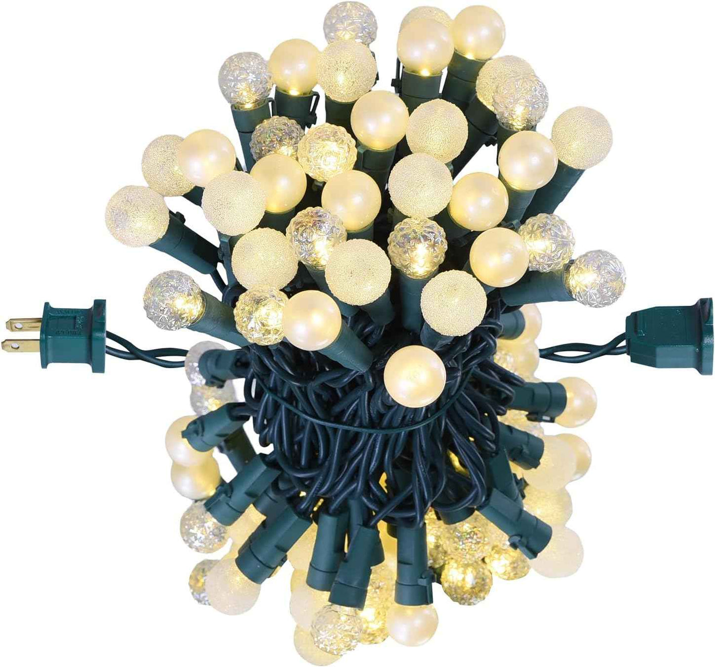 LYCKLIG Globe String Lights – Outdoor Patio String Lights 19Ft, Waterproof UL Plug-in for Pergola and Balcony