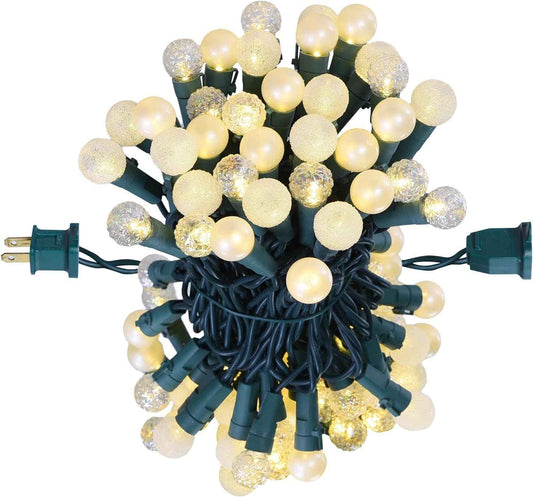 LYCKLIG Globe String Lights – Outdoor Patio String Lights 19Ft, Waterproof UL Plug-in for Pergola and Balcony