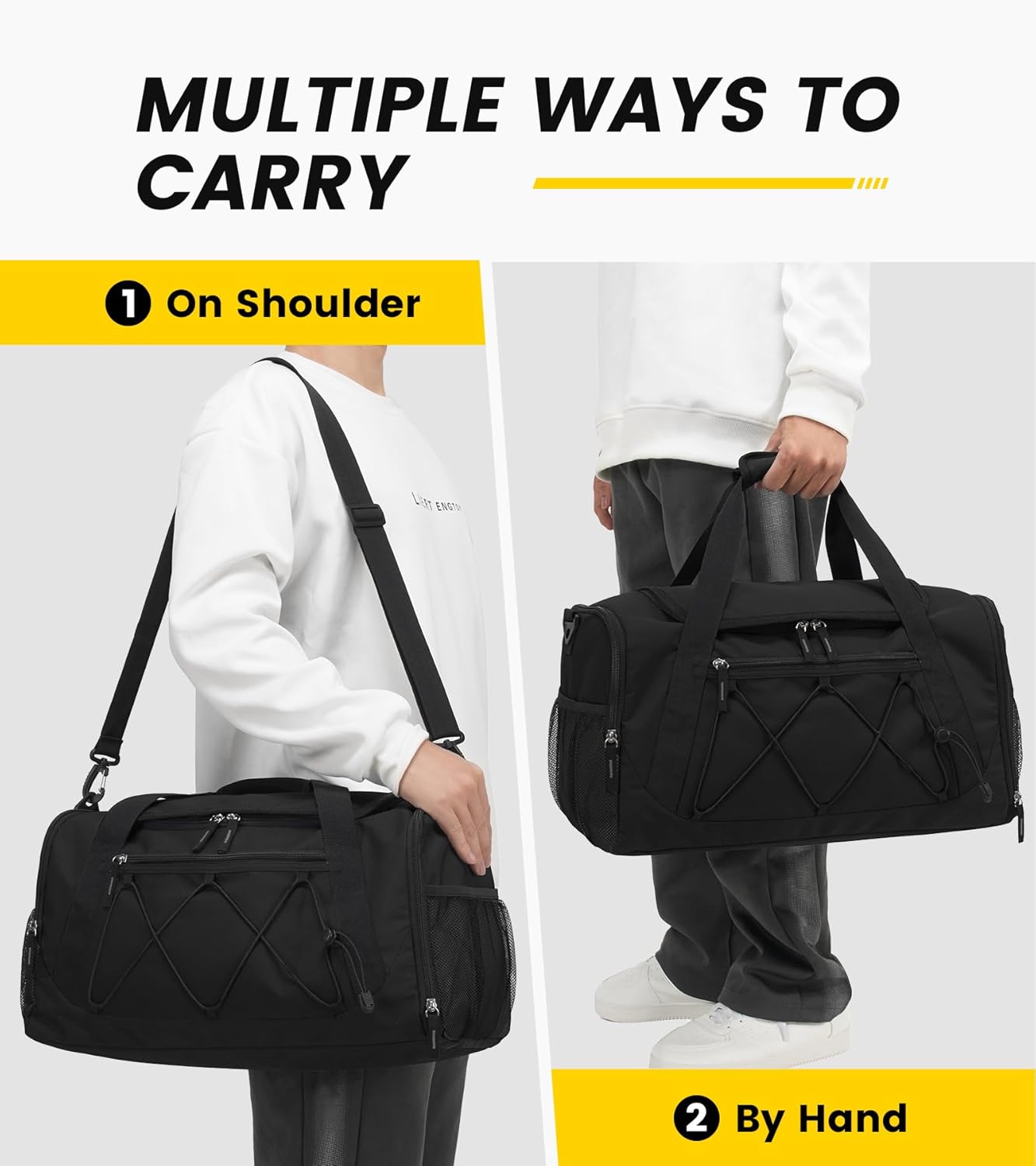 Vorspack_Gym_Bag_for_Men_-_18_Inches_Duffle_Bag_for_Travel_Duffel_Bag_with_Shoe_Compartment_Lightweight_Travel_Bag_for_Gym_Sports_Overnight_Weekender_-_Black