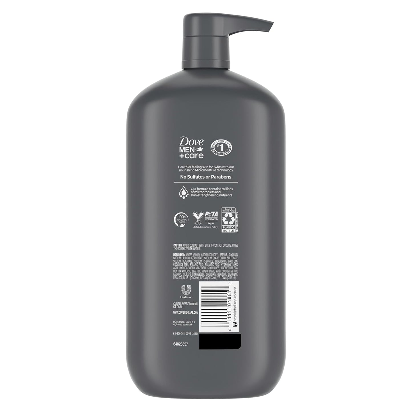 DOVE_MEN_+_CARE_Body_and_Face_Wash_Invigorating_Revive_3N1_with_Tea_Tree_Oil,_with_24-Hour_Nourishing_Micromoisture_Technology,_30_oz