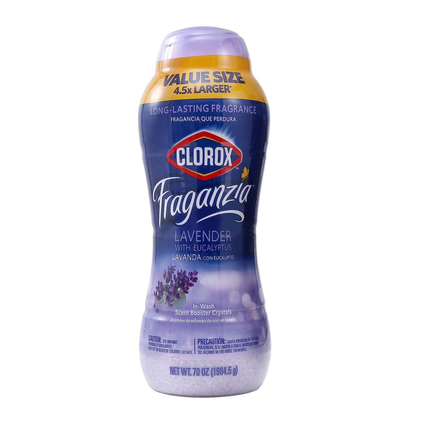 Clorox Fraganzia Laundry Scent Booster Crystals, In-Wash Fragrance Beads for Fresh-Smelling Clothes & Linens, Safe for All Fabrics & Colors, Easy-Pour Bottle