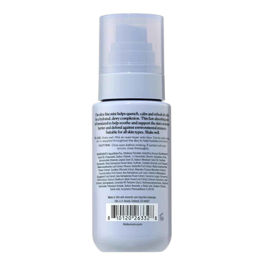 Naturium Barrier Bounce Mist, Hydrating Skincare with Urea, Squalane, Plant-Derived Ceramide & Aloe, 100 mL / 3.4 fl oz