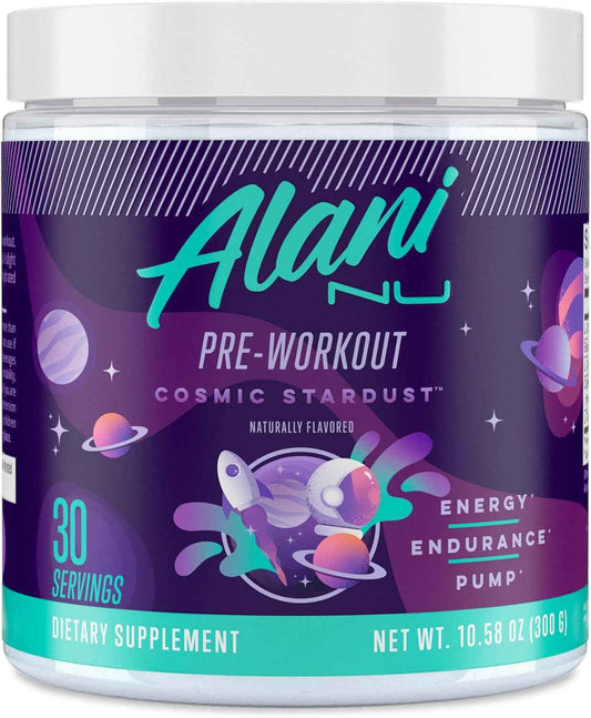 Alani Nu Pre Workout Powder | Amino Energy Boost | Endurance Supplement | Sugar Free | 200mg Caffeine | L-Theanine, Beta-Alanine, Citrulline | 30 Servings