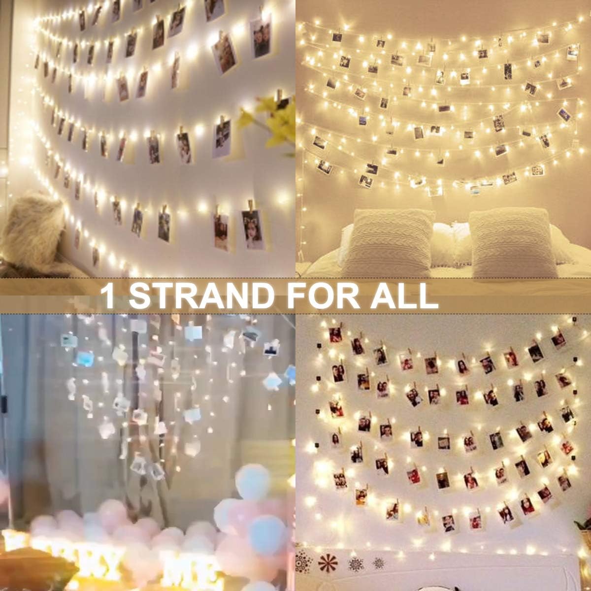 Decute_100_LED_50_Photo_Clips_String_Lights_Holder_33FT_Starry_Fairy_Lights_for_Hanging_Pictures_Cards_Memos_USB_Powered_with_Switch_Perfect_for_Bedroom_Wedding_Dorm_Christmas_Decor_(Warm_White)