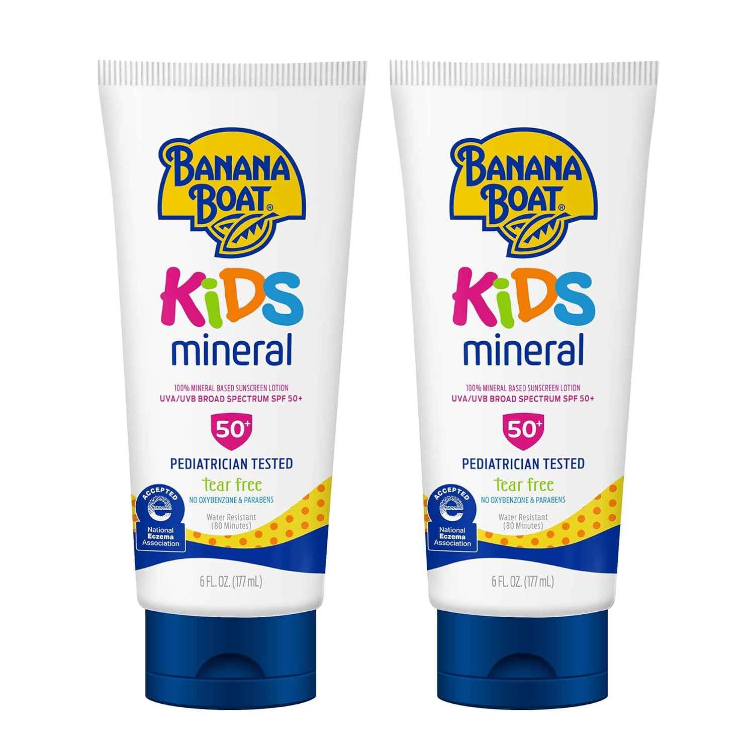 Banana Boat 100% Mineral Kids Sunscreen Lotion | Banana Boat Mineral Sunscreen for Kids, Childrens Sunblock