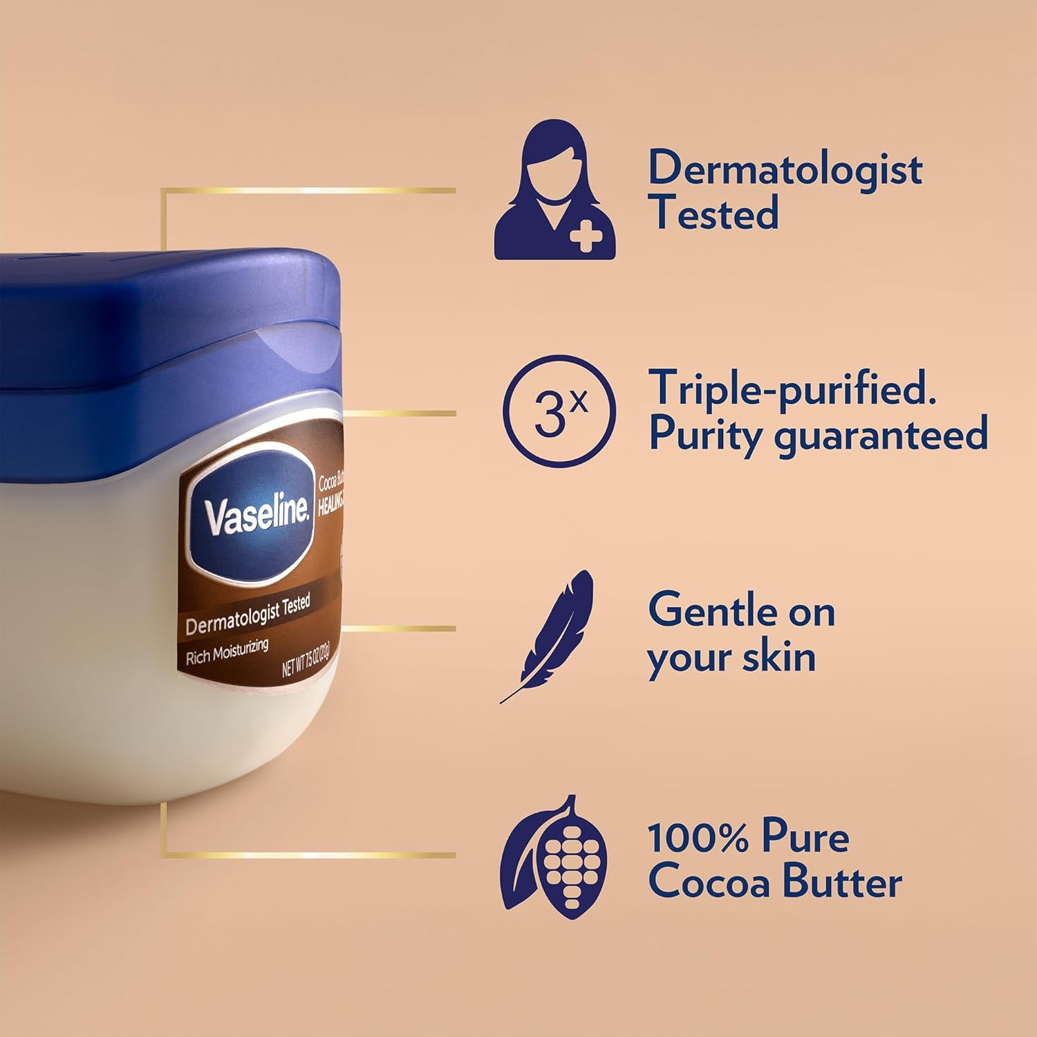 Vaseline_Cocoa_Butter_Healing_Jelly_Variety_Pack,_2_Sizes_(7.5_Oz_&_1.75_Oz)_–_Rich_Moisturizing_Ointment,_Protectant_&_Moisturizer_for_Dry_Skin