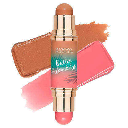 Physicians Formula Butter Glow & Go Multiuse Stick, Ultra-Creamy Radiant Finish Formula with Murumuru Butter, Vegan & Cruelty-Free