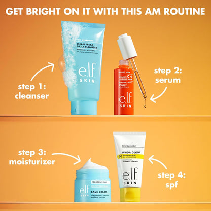 e.l.f._SKIN_Bright_Icon_Vitamin_C_+_E_+_Ferulic_Serum_Mini,_Brightening_&_Soothing_Face_Serum,_Helps_Even_Skin_Tone,_Vegan_&_Cruelty-Free,_0.5_fl_oz