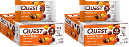 Quest Nutrition Coated Candies, 1g Sugar, 10g Protein, 4g Net Carbs, Gluten Free, Keto Friendly, 12 Count