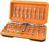 42 in 1 Magnetic Screwdriver Set, Ratchet Screwdriver Set, Multi Bit Screw Driver Set Kit with Case, Portable Repair Tool for Electronics, PC, Glasses, Bicycles, Watch, Furniture & DIY