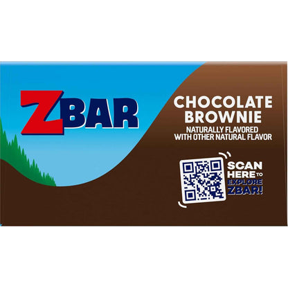 Zbar - Chocolate Brownie - Soft-Baked Energy Snack Bars - Non-GMO - 11g Whole Grains - USDA Organic Granola Bars - Snacks for Kids