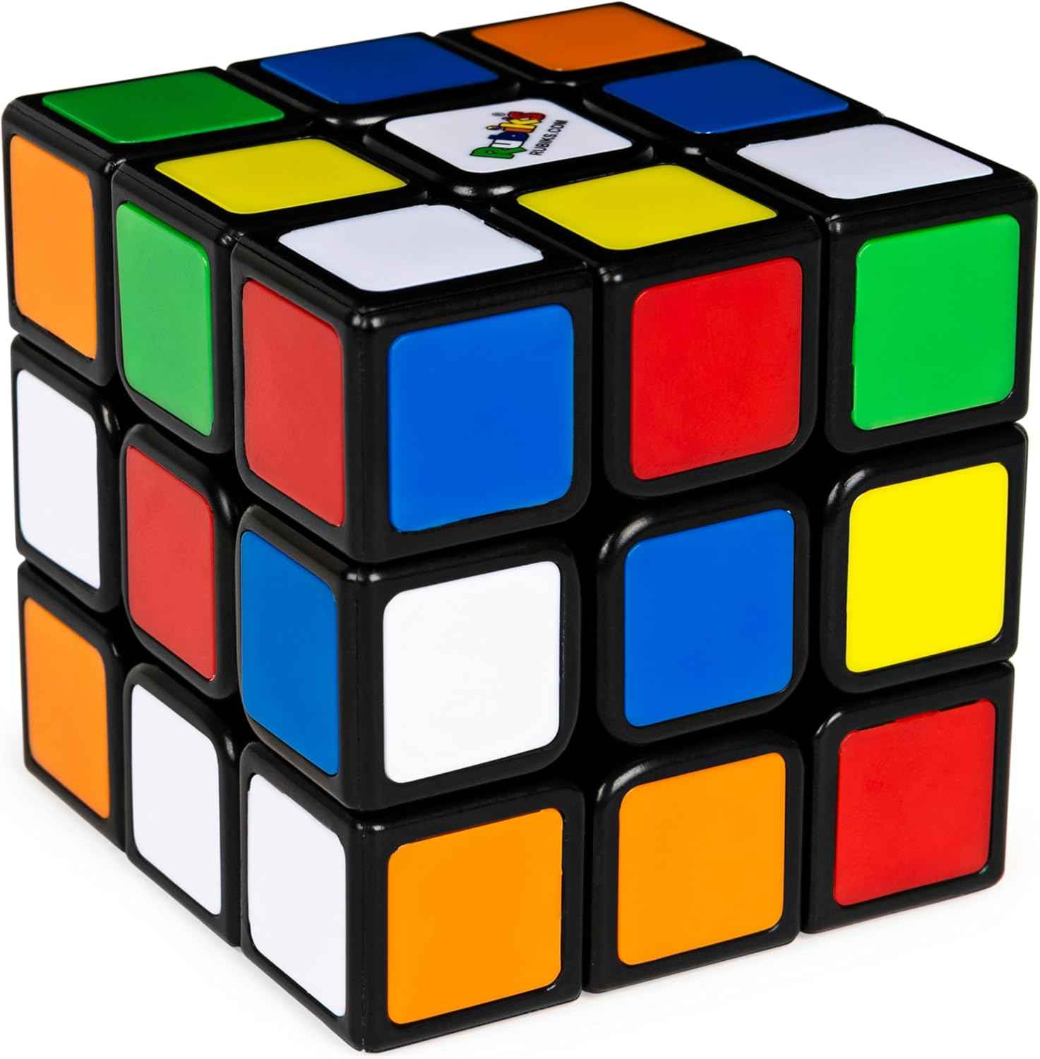 Rubik's Cube, The Original 3x3 Cube, Problem-Solving Brain Teaser, Color-Matching Puzzle, Fidget Toy, Sensory Puzzle, Easter Basket Stuffer, for Ages 8 & Up