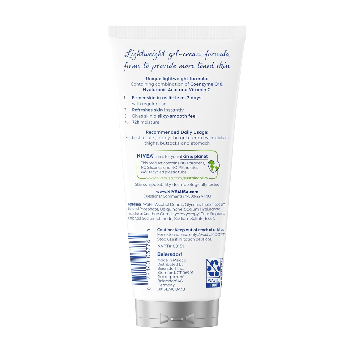 NIVEA_Skin_Firming_&_Toning_Body_Gel_Cream_with_Q10,_Hyaluronic_Acid_and_Vitamin_C,_Clinically_Tested_Skin_Firming_&_Toning_Cream,_72-Hour_Moisture,_6.7_Oz_Tube