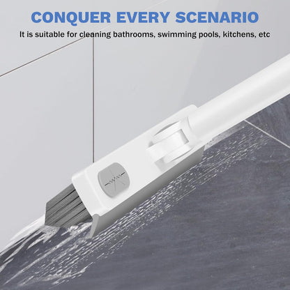 SetSail_Grout_Cleaner_Brush_with_Long_Handle,_V-Shaped_Floor_Scrub_Brush_Swivel_Grout_Brush_Stiff_Bristle_Floor_Grout_Scrubber_for_Bathroom,_Tile_Line,_Crevice,_Kitchen,_Wall,_Deck,_Garage,_White_Grey