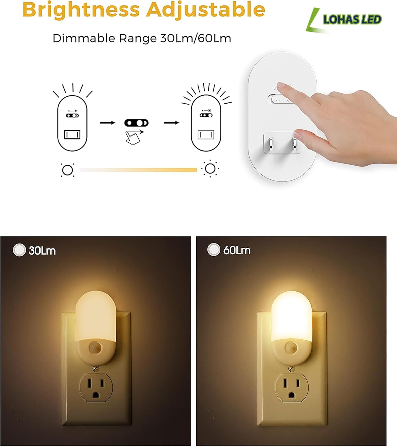L_LOHAS_LED_Motion_Sensor_Night_Light,_2/4_Pack,_Motion_Activated_Night_Light,_Night_Lights_Plug_into_Wall_Motion_Sensor,_Warm_White/Daylight_White/Red/Amber/Blue,_Adjustable_Brightness_30/60LM,_for_Kids_Adults_Bathroom_Bedroom
