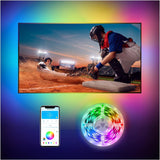 LED Lights for TV 65 Inch, TV Led Backlight,9.8ft/10ft/12.5ft/15ft/16.4ft/20ft Led TV Lights, USB Led Strip Lights for TV with Remote, Room Led Lights for Bedroom Bluetooth, HDTV Mood Lighting, Gaming Room Decor